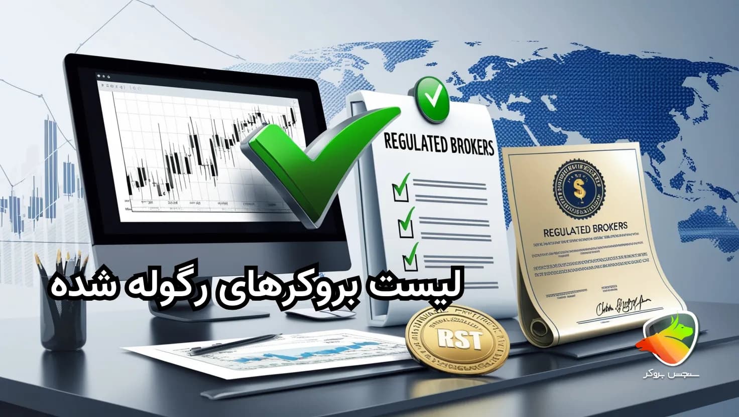 لیست بروکرهای رگوله شده