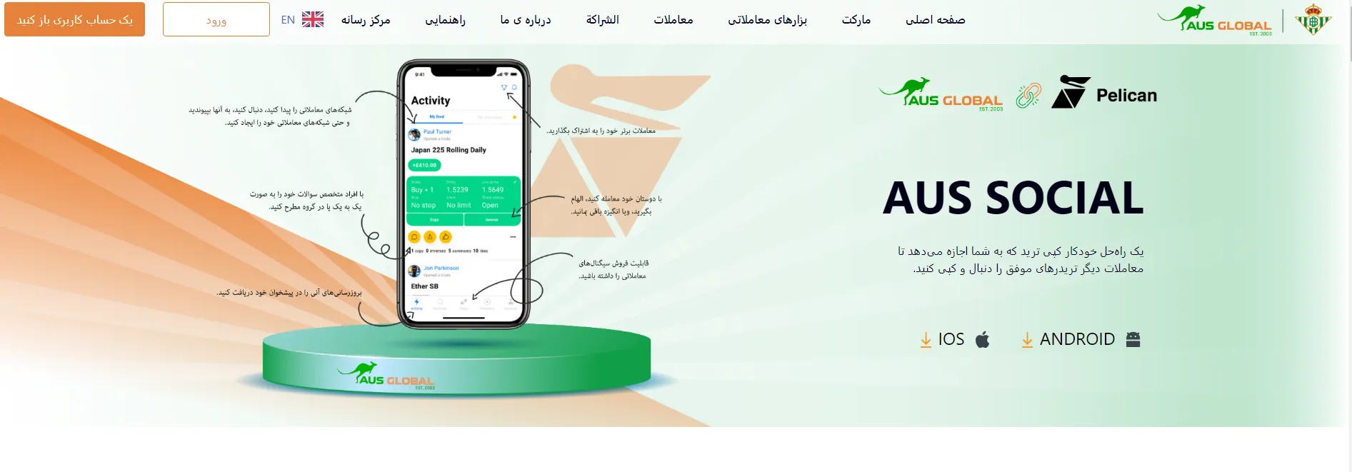 بروکر ای یو اس گلوبال