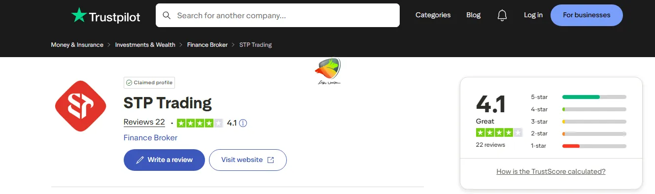 بروکر اس تی پی تریدینگ در تراست پایلوت