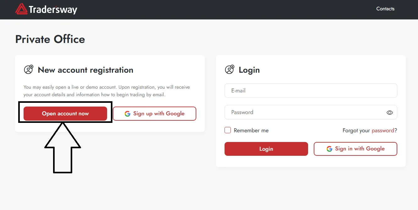 بروکر تریدرز وی + ثبت نام در آن