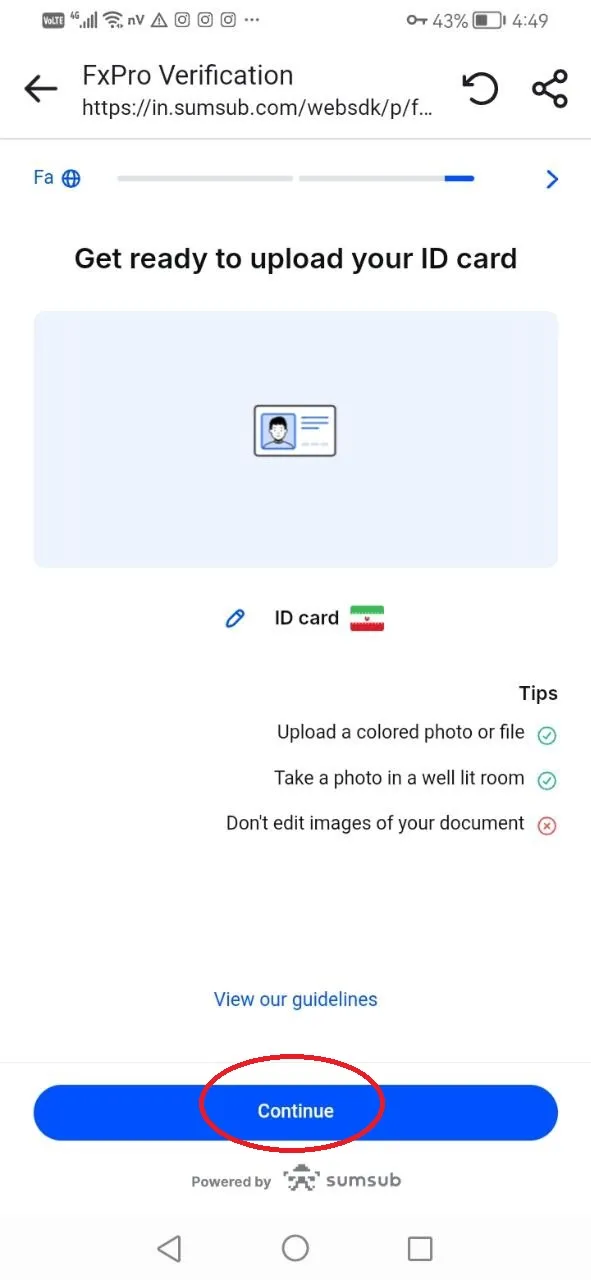 انجام مراحل ثبت نام در fxpro