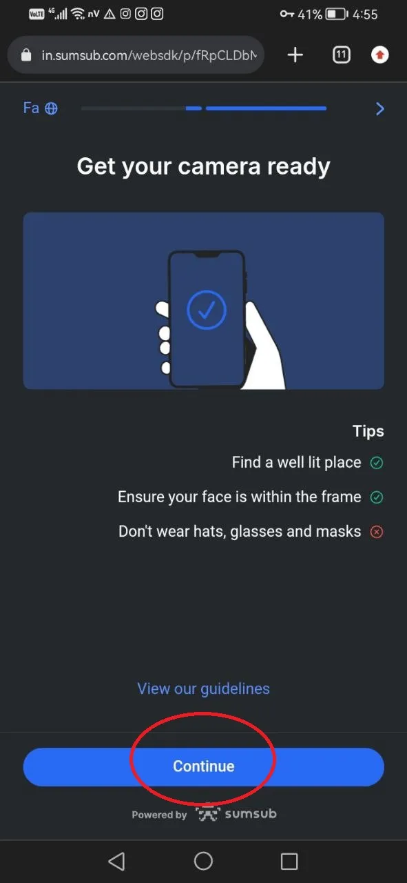 آخرین مرحله احراز هویت بروکر اف ایکس پرو