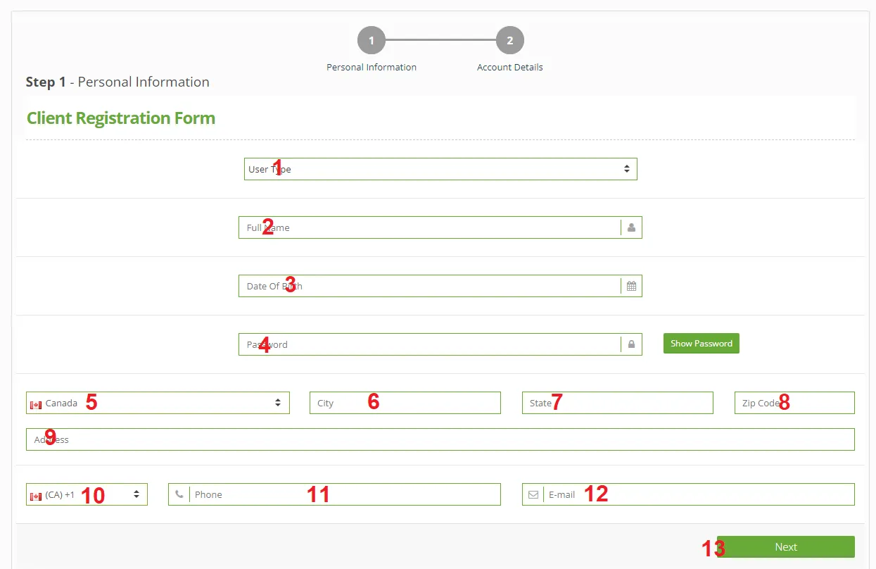 مراحل ثبت نام بروکر سوپر فارکس