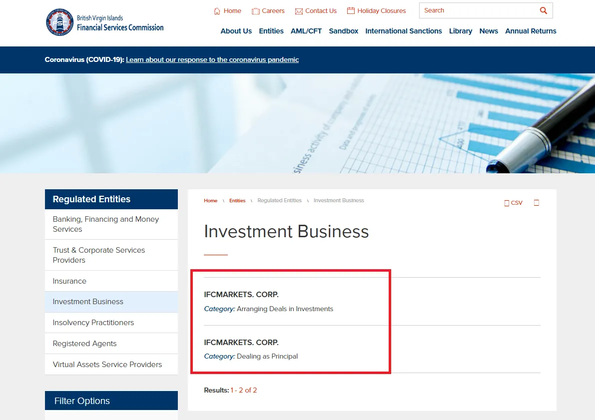 بررسی بروکر آی اف سی مارکتس