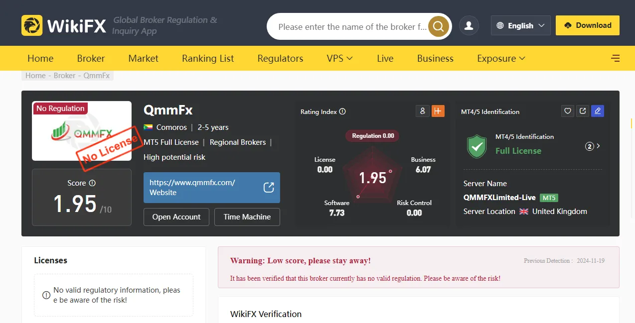 بروکر qmmfx و نظراتش در ویکی