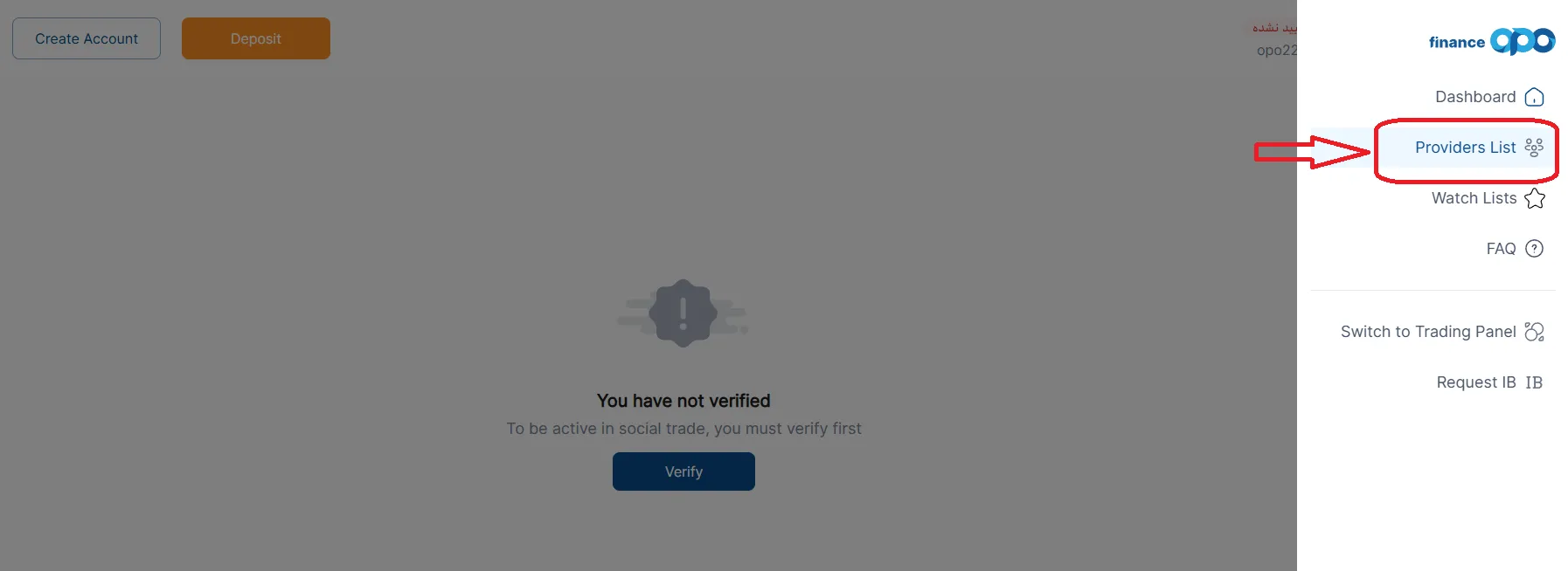 آموزش کپی ترید اوپو فایننس مرحله 6