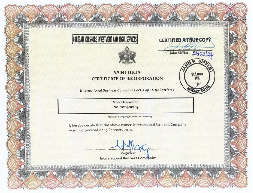 اعتبار موند اف ایکس بروکر