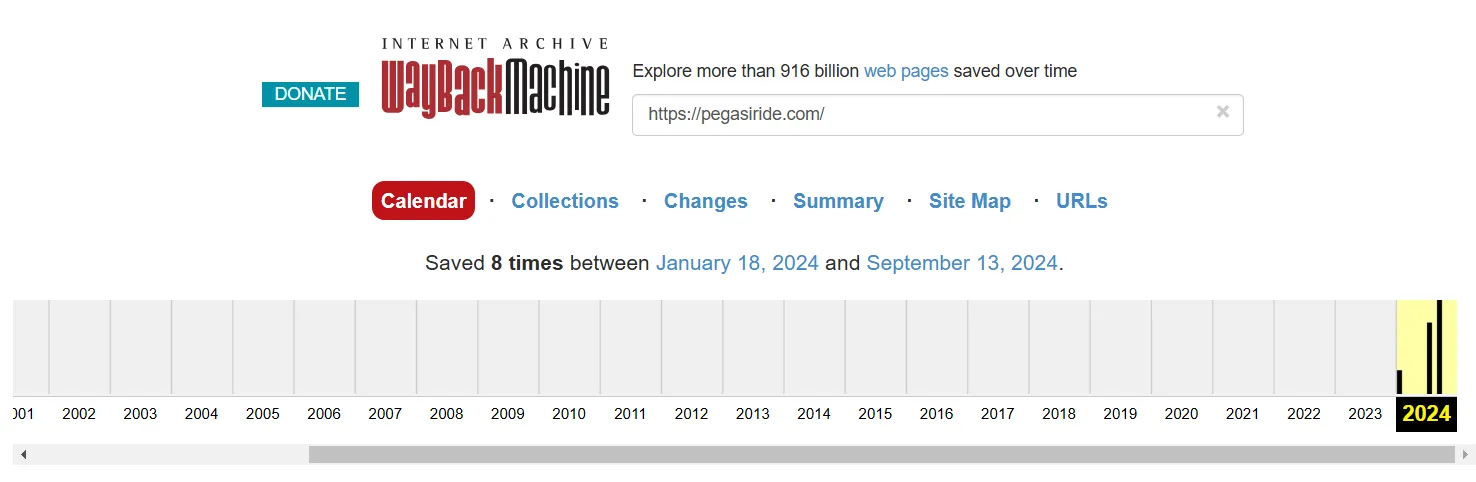 شرکت پگاسوس راید و بررسی دامنه