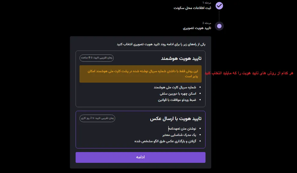 آموزش احراز هویت در نوبیتکس