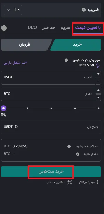آموزش فیوچرز در صرافی نوبیتکس