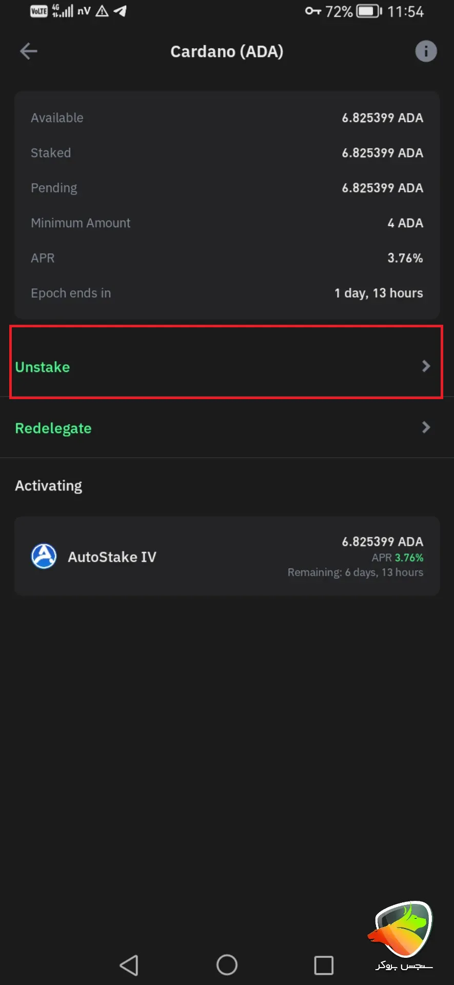 نحوه آن استیک کاردانو در تراست ولت