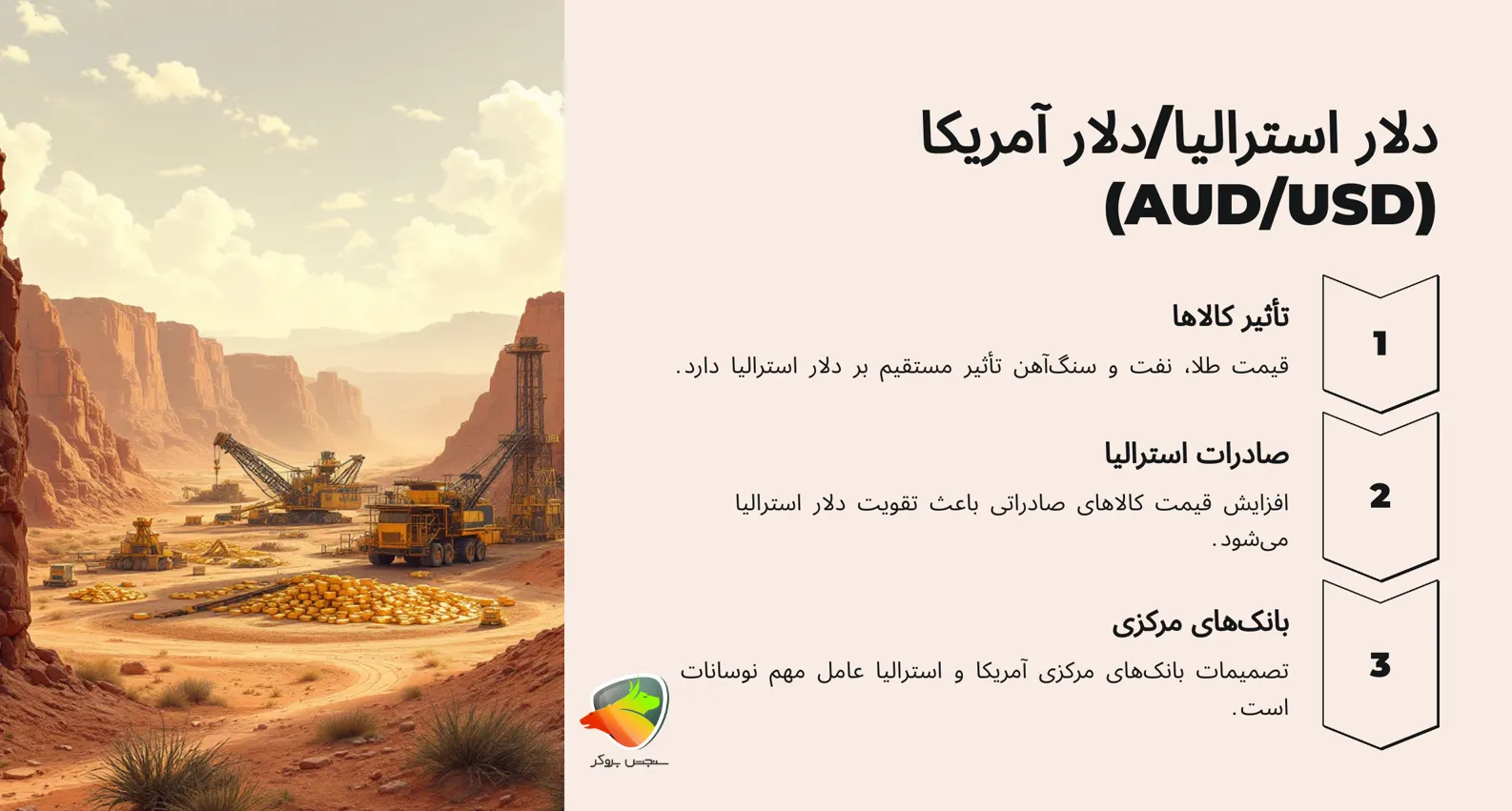 جفت ارز Aud usd به عنوان یکی از کم نوسان ترین جفت ارز فارکس