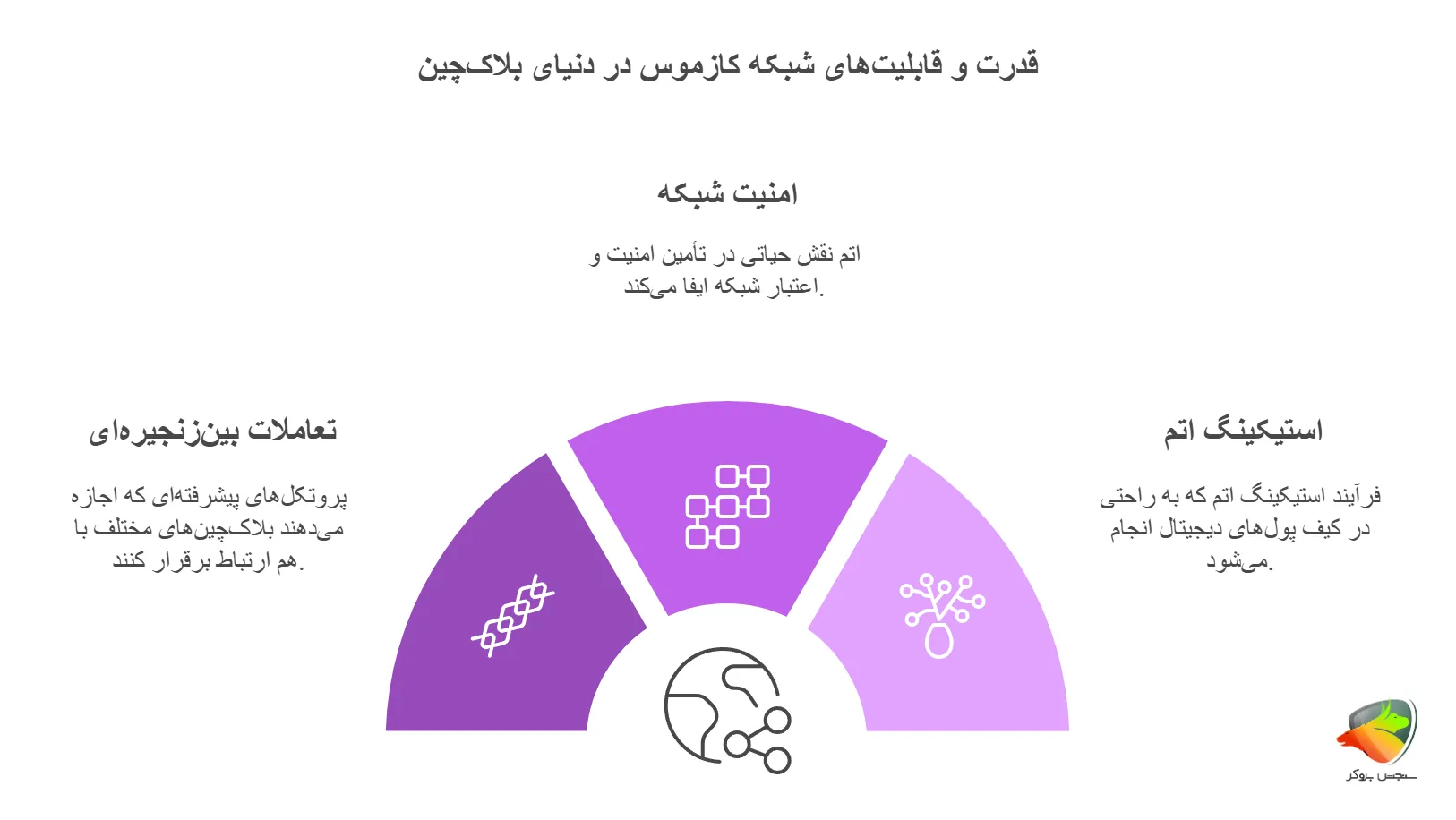 قابلیت های شبکه کازموس