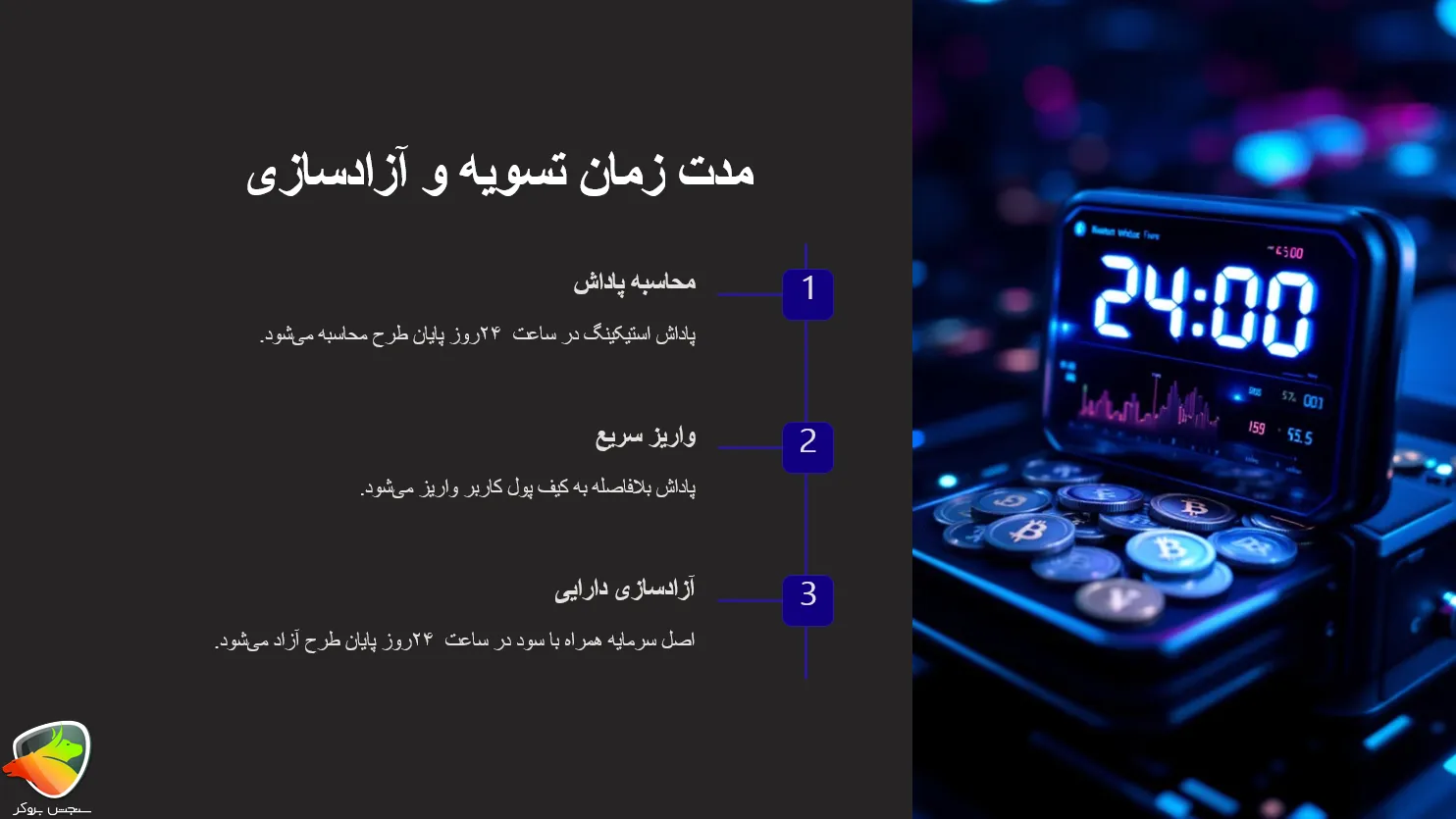 استیکینگ ارز دیجیتال در قلک تترلند