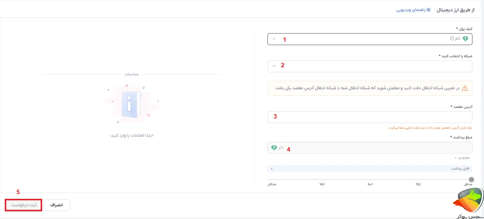 آموزش برداشت تاپ چنج مرحله آخر