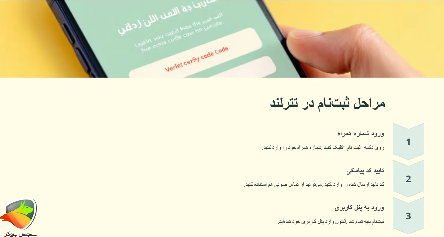 مراحل تترلند ورود
