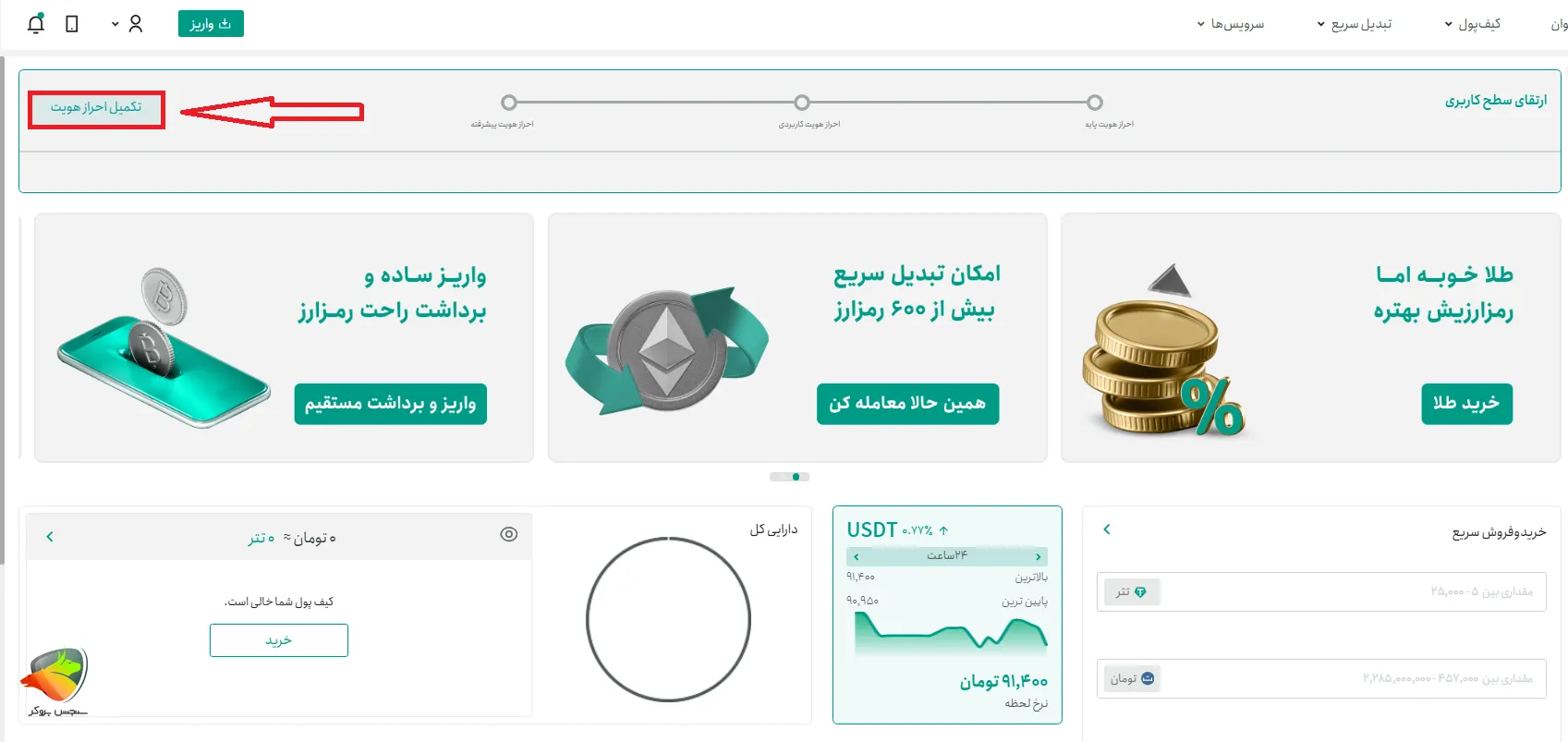 ثبت نام اتباع در تترلند مرحله 3