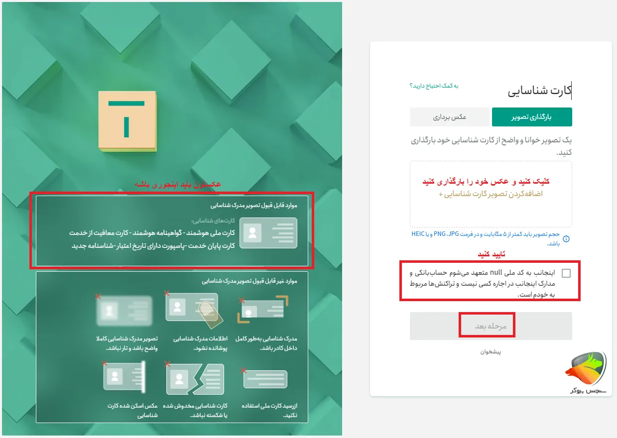آموزش ثبت نام در تترلند + احراز هویت در آن