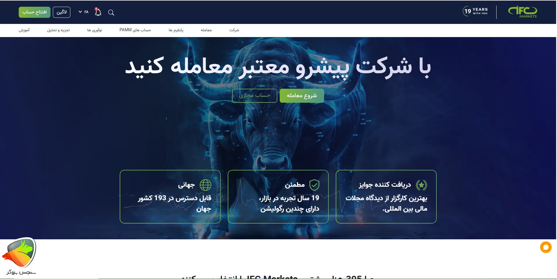 بروکر ifc به عنوان یکی از بروکرهایی که از متاتریدر 4 پشتیبانی می‌کنند