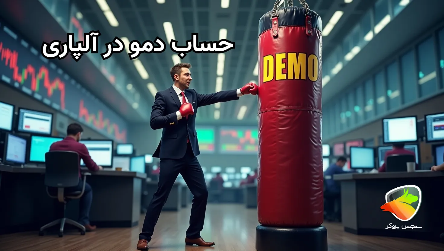 آموزش ساخت حساب دمو در آلپاری