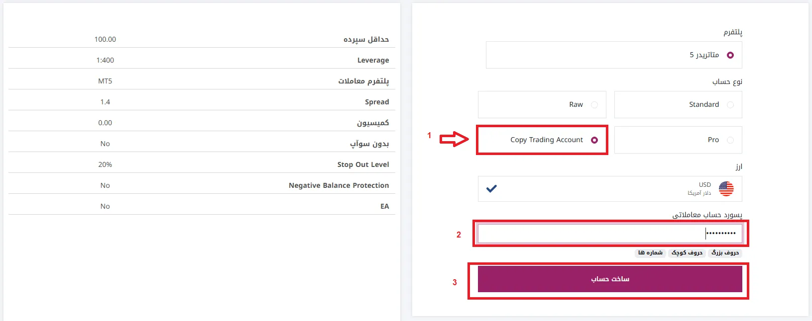 کپی ترید در بروکر اکیوایندکس