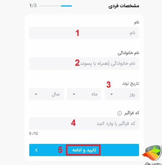 احراز هویت در صرافی تبدیل برای اتباع