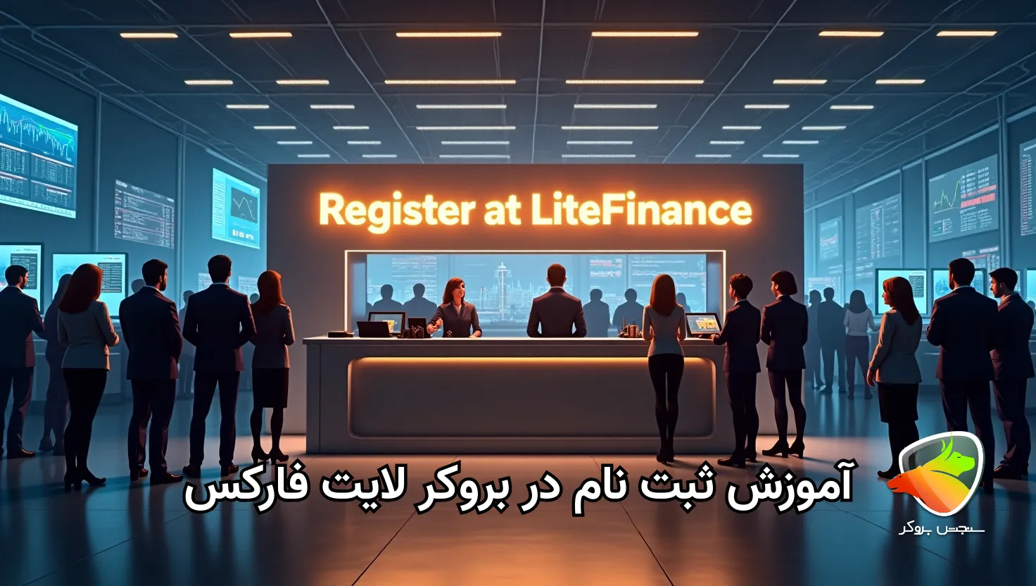 آموزش ثبت نام در لایت فارکس
