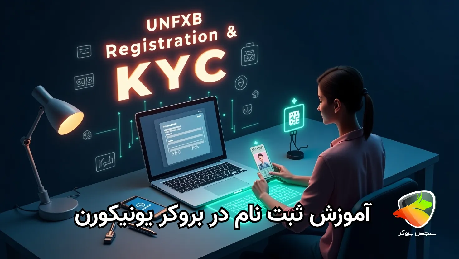 آموزش ثبت نام بروکر یونیکورن
