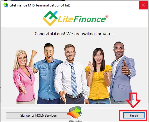 نصب متاتریدر تحت وب لایت فارکس مرحله 2