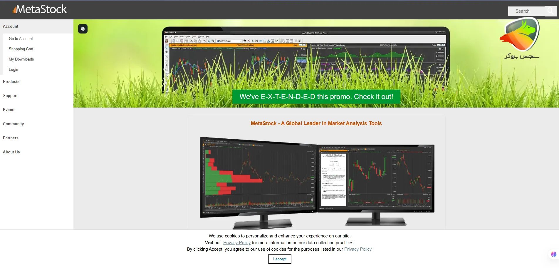 MetaStock یکی از سایت های مشابه تریدینگ ویو
