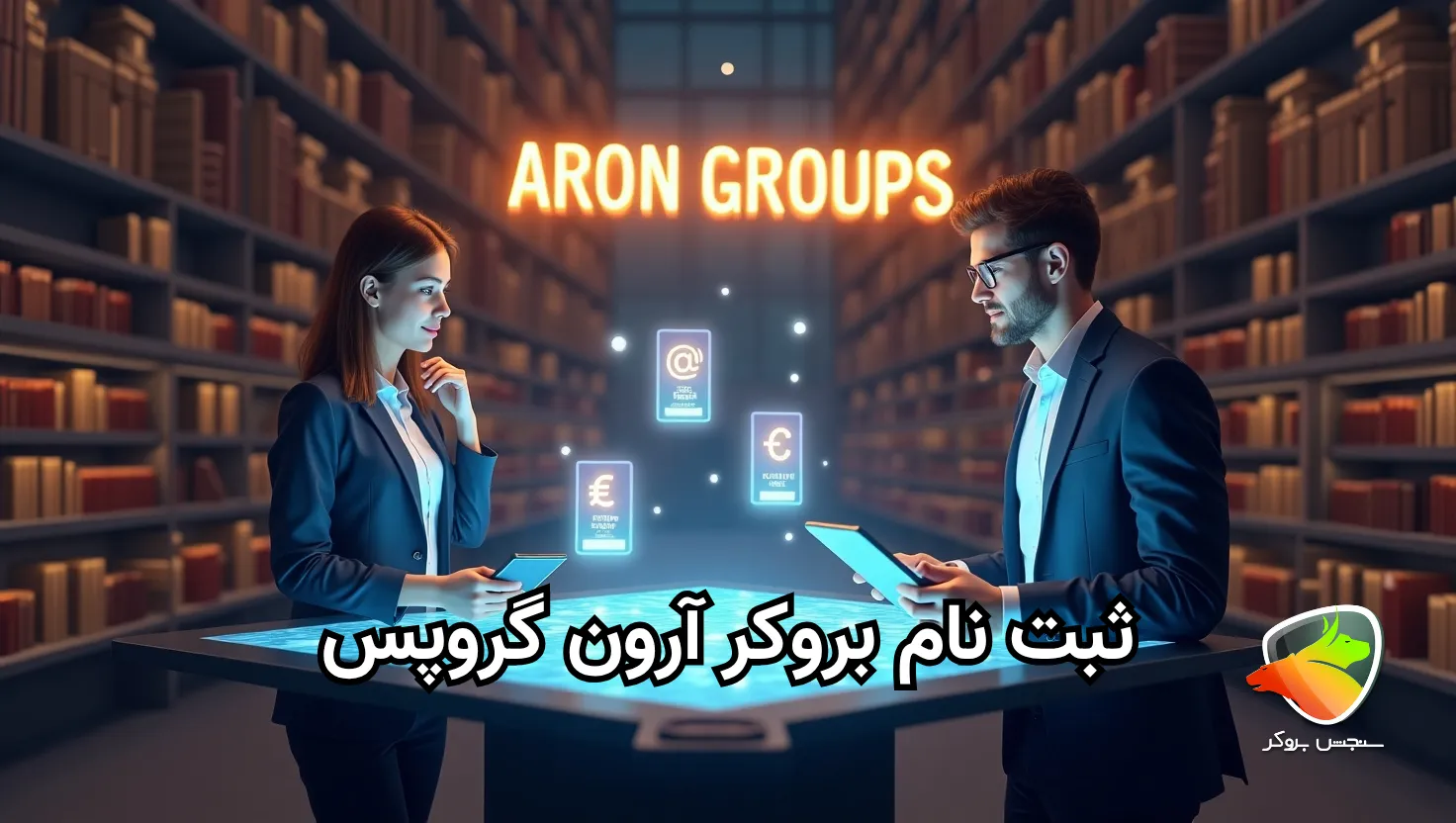 نحوه ثبت نام در بروکر آرون گروپس