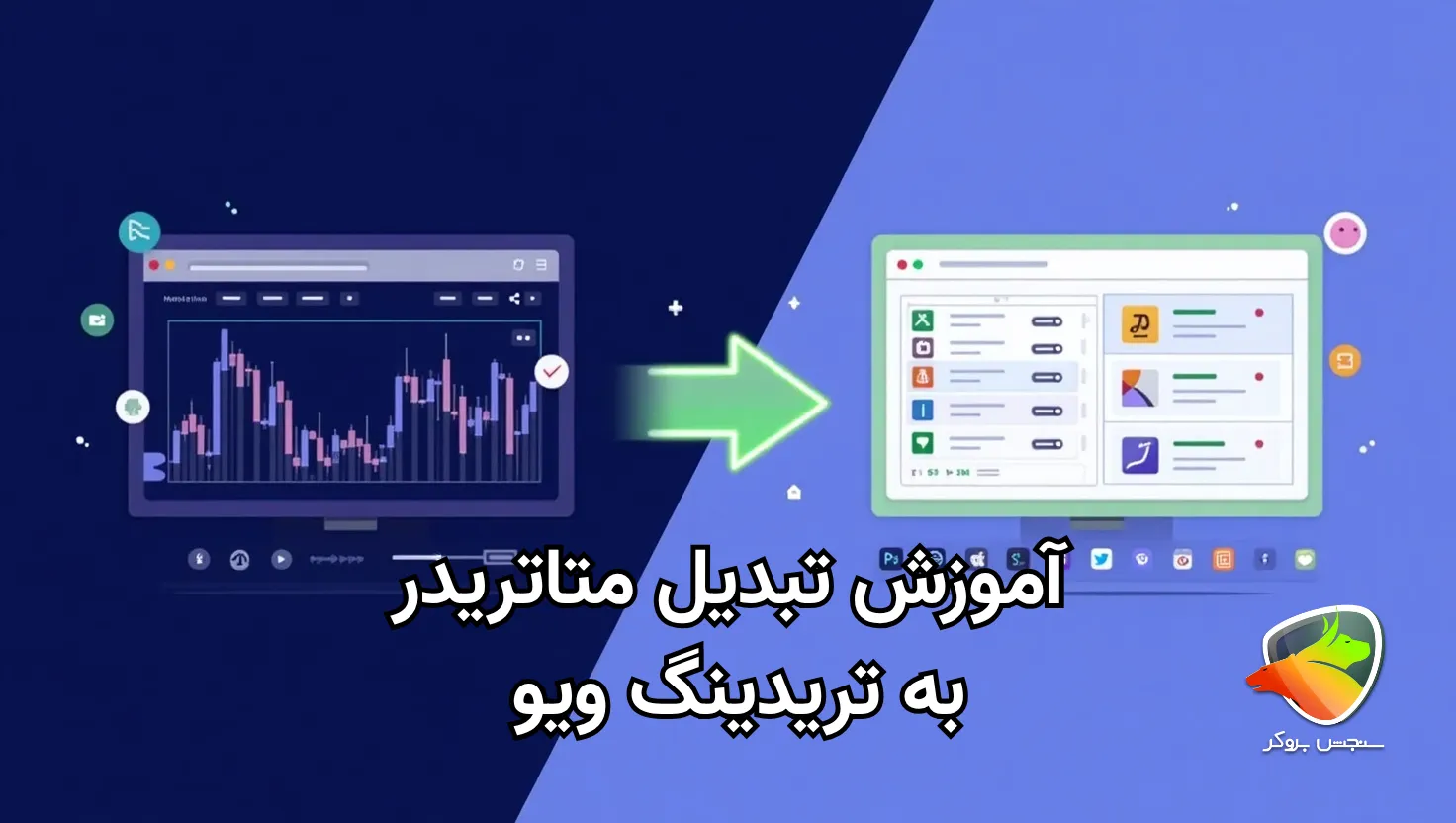 اندیکاتور تبدیل چارت متاتریدر به چارت تریدینگ ویو
