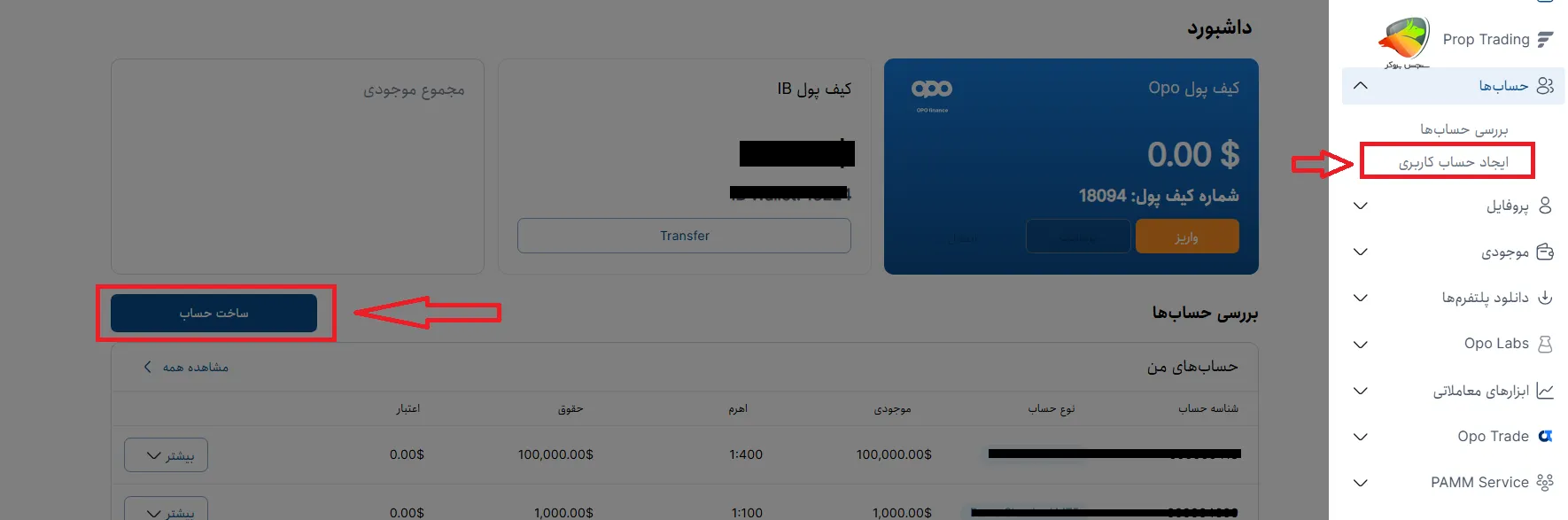 افتتاح حساب دمو اوپو فایننس