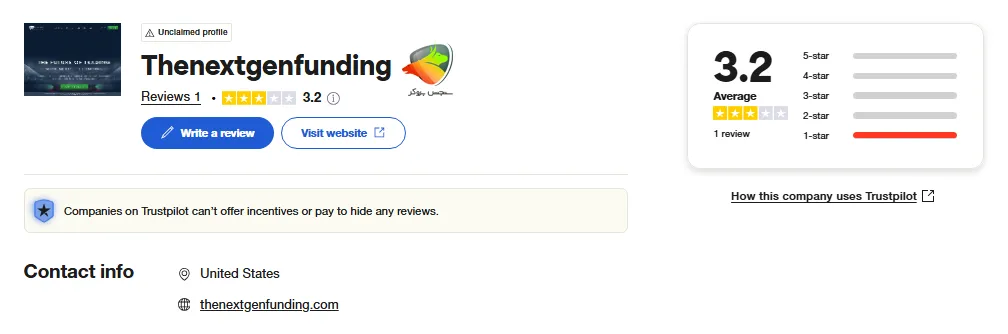 امتیاز نکست جن در تراست پایلوت