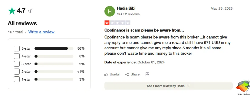 بررسی کلاهبرداری اوپو فایننس در نظرات کاربران