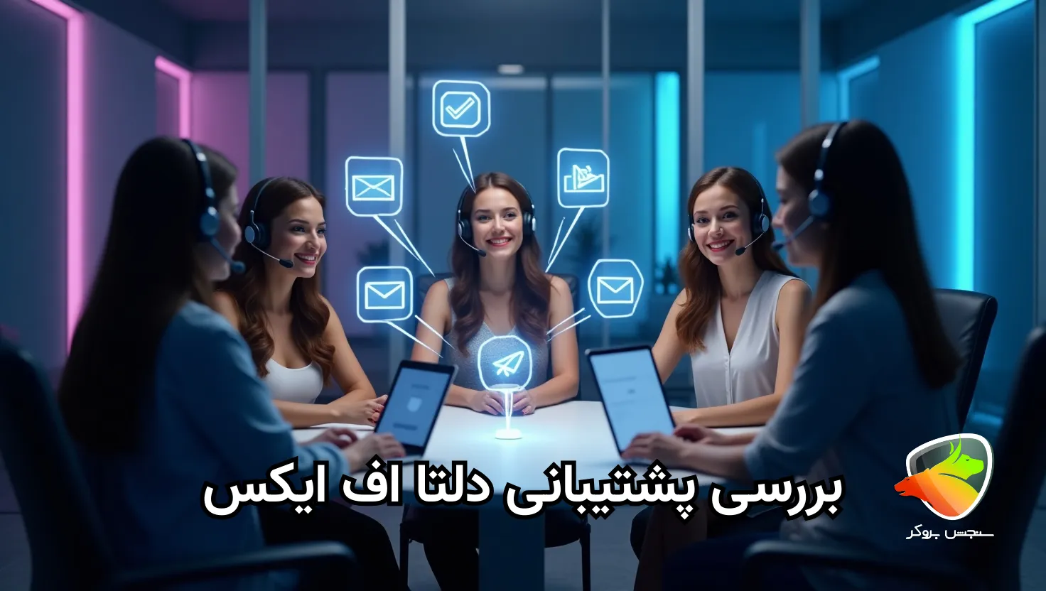 بررسی پشتیبانی بروکر دلتا اف ایکس