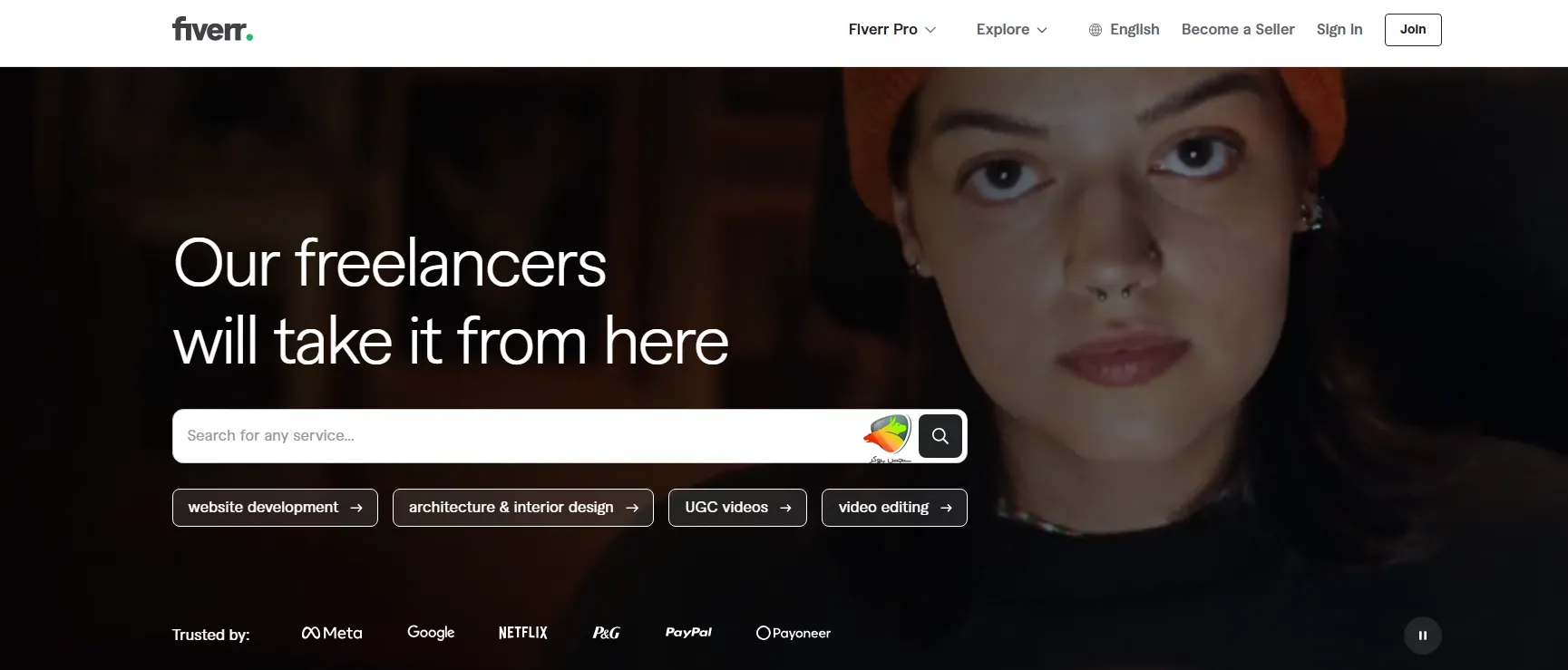 Fiverr برای خرید اکسپرت