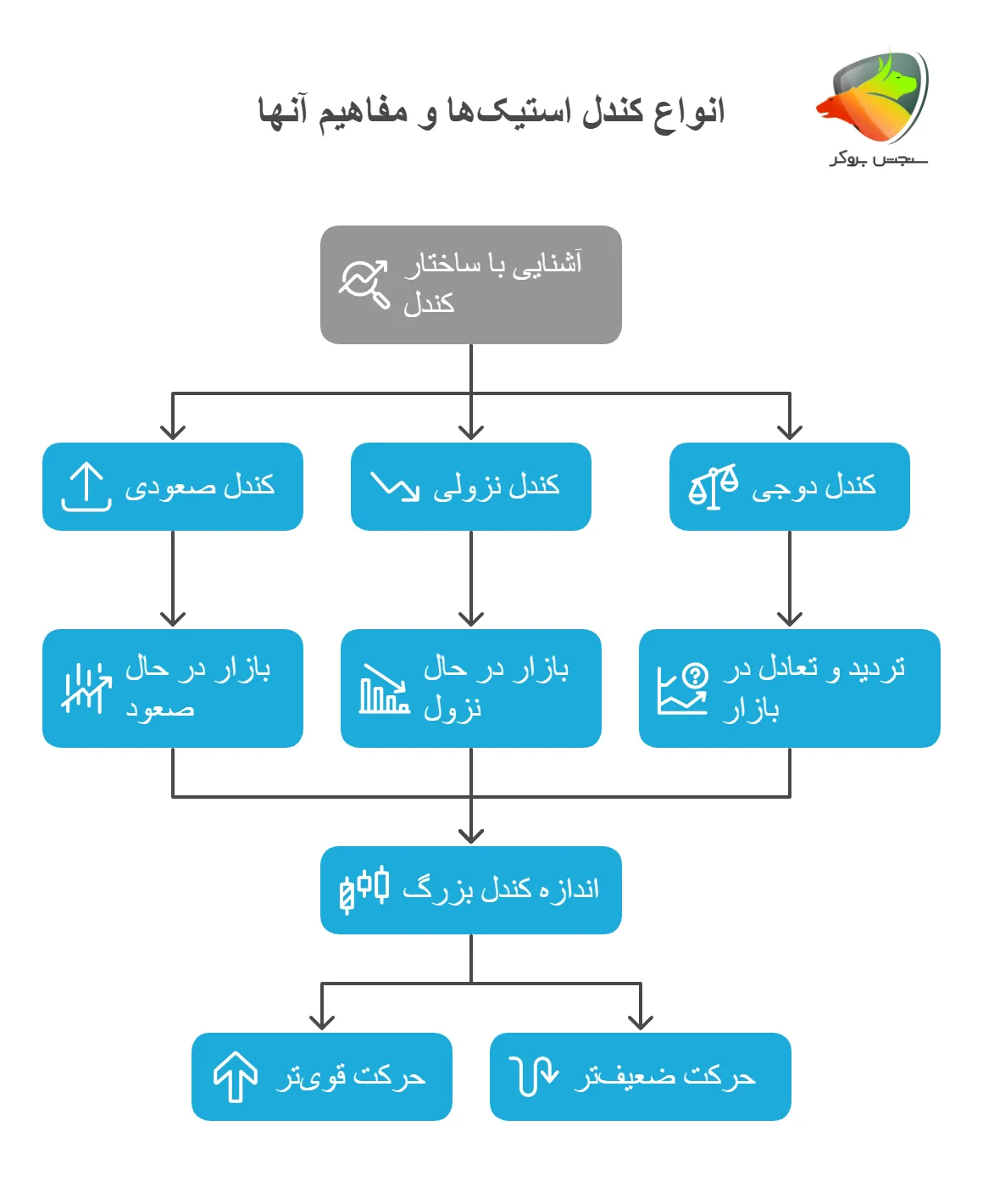 بررسی انواع کندل استیک ها