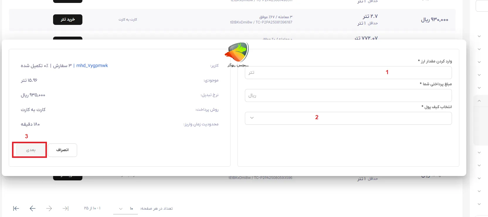 خرید دلار تاپ چنج 