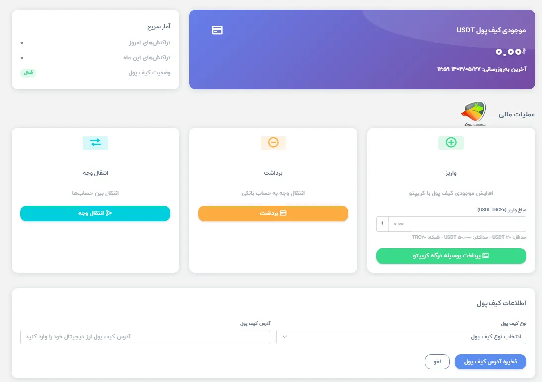 روشهای واریز و برداشت بروکر نولیمیت مارکتس
