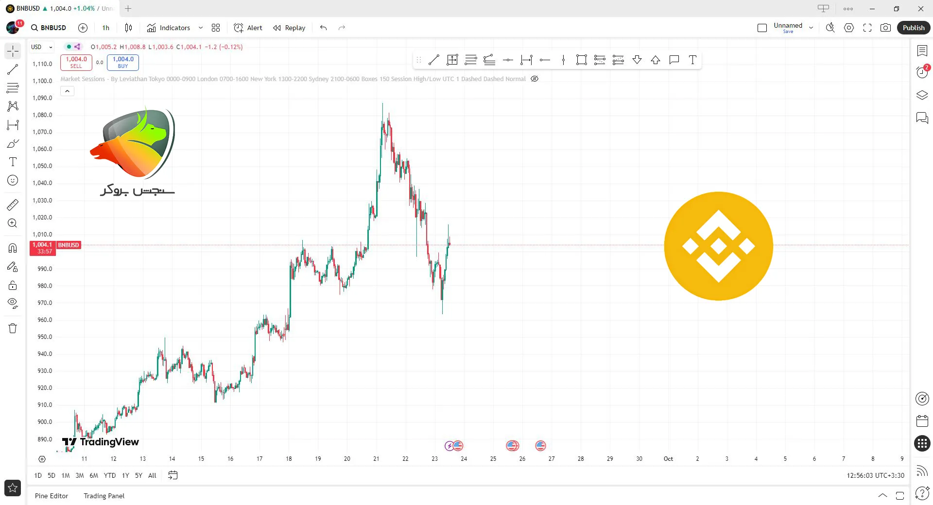 BNB از جمله بهترین ارز برای ترید ساعتی با سرمایه کم