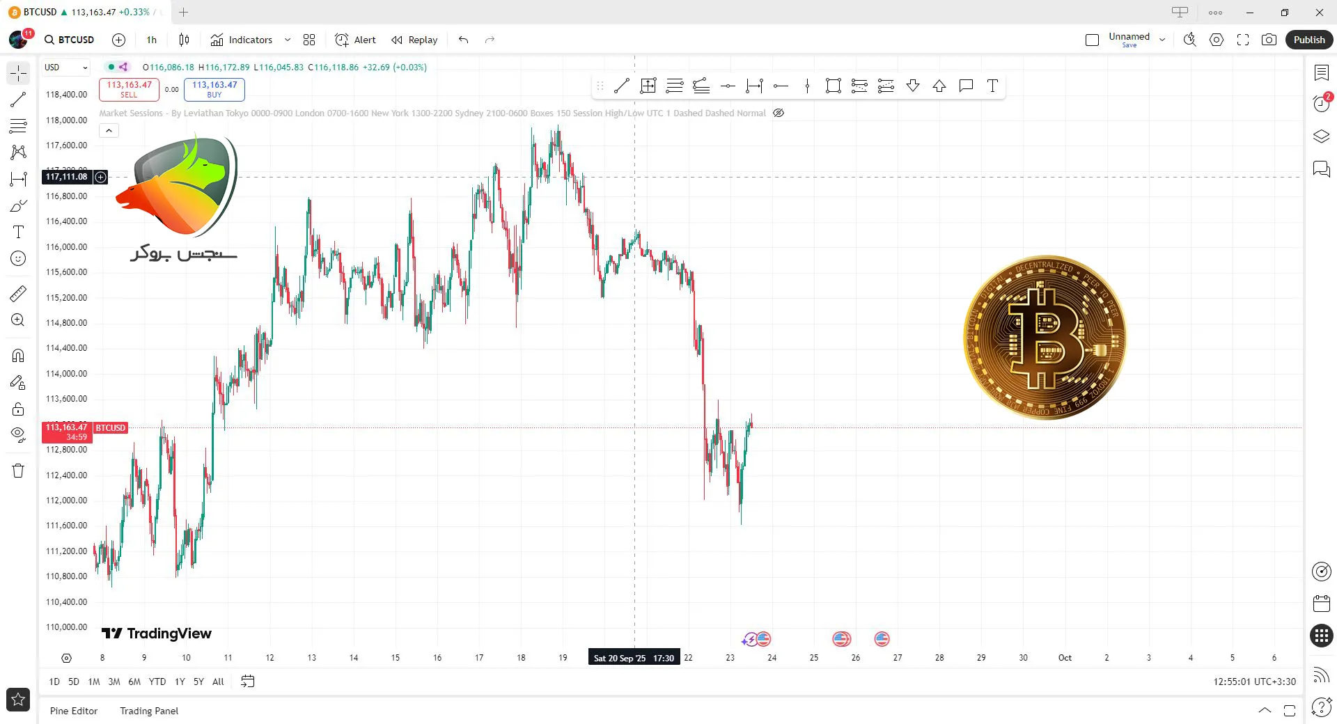 بیت کوین به عنوان بهترین ارز برای ترید ساعتی فارکس