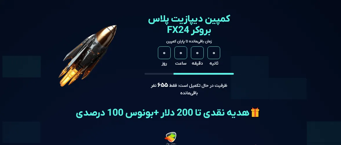 کمپین دیپازیت پلاس بروکر FX24