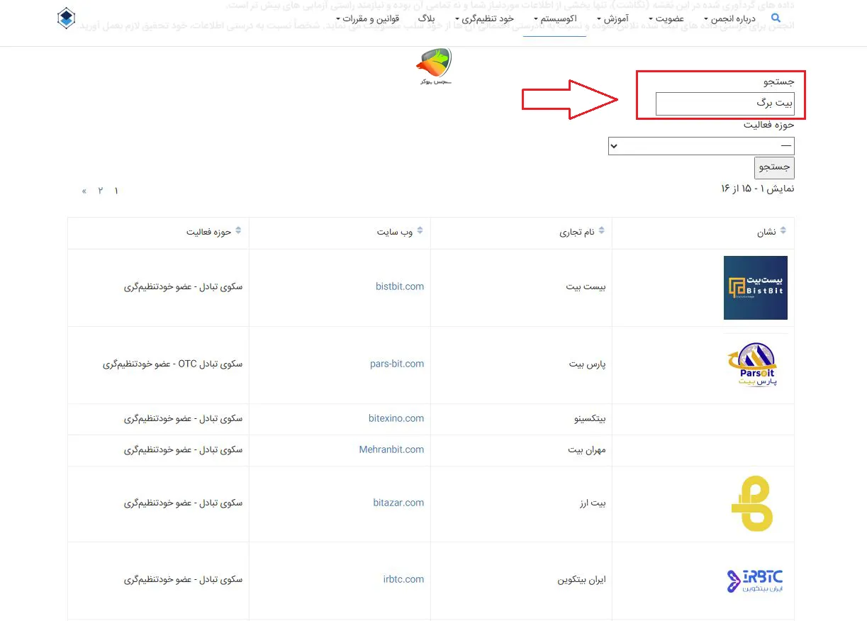 بیت برگ صرافی