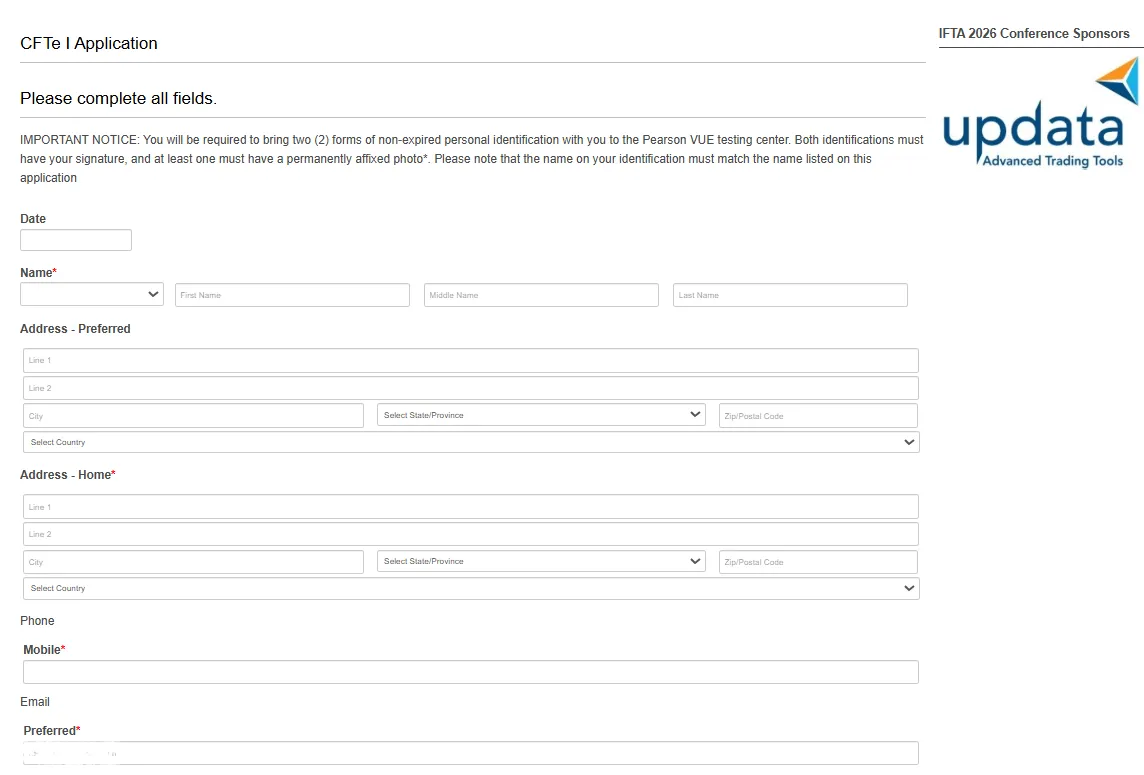 منابع مدرک cfte