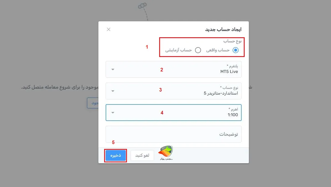 افتتاح حساب در بروکر پیپ وایز