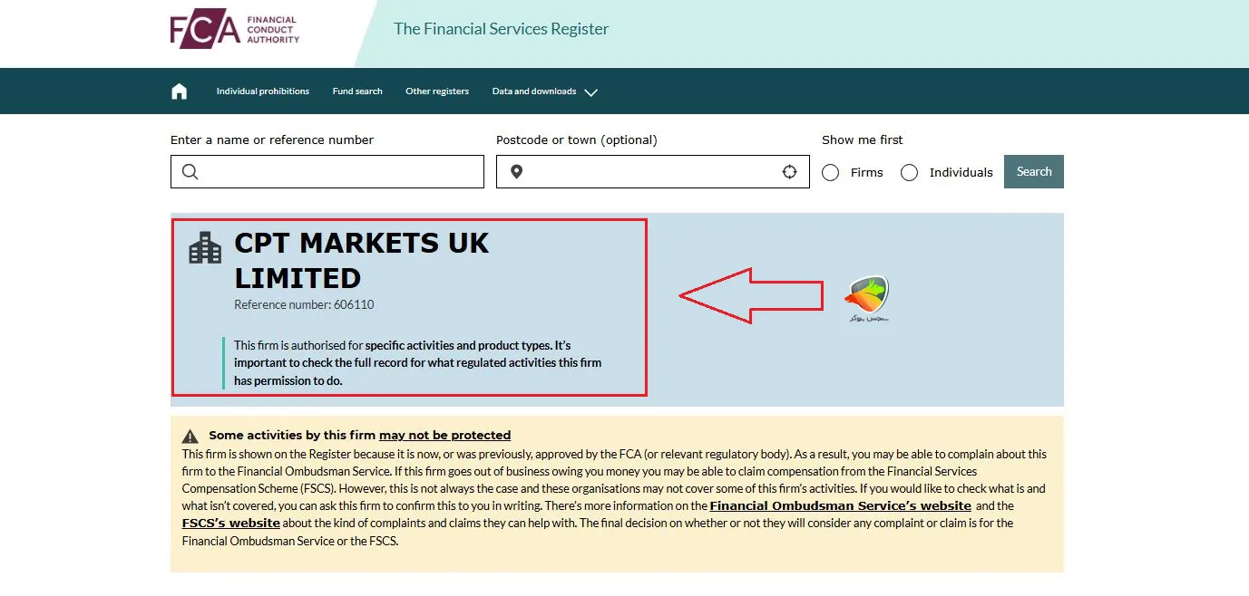 بررسی رگولاتوری FCA برای CPT Markets UK