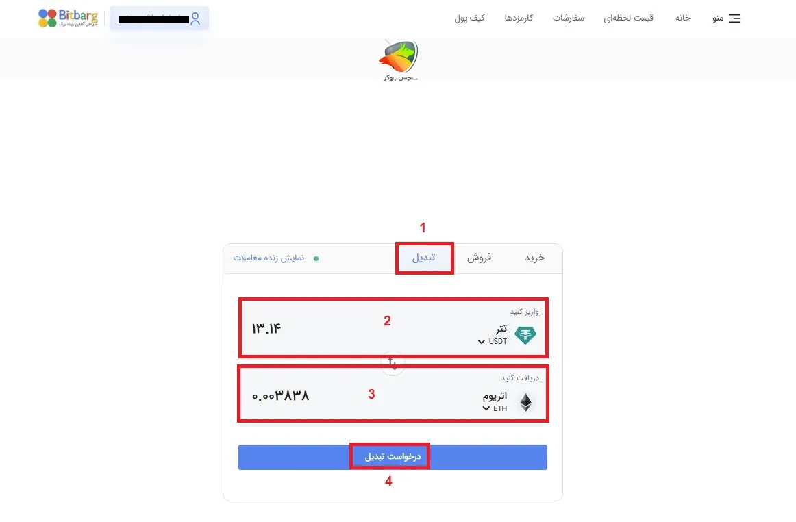 بیت برگ ورود خرید و فروش
