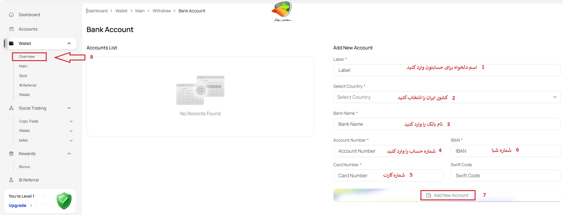 آموزش کامل برداشت وجه ریالی در یونیکورن + واریز