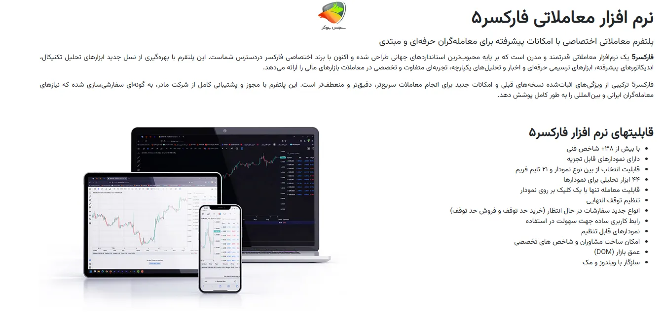 نرم افزار معاملاتی فارکسر